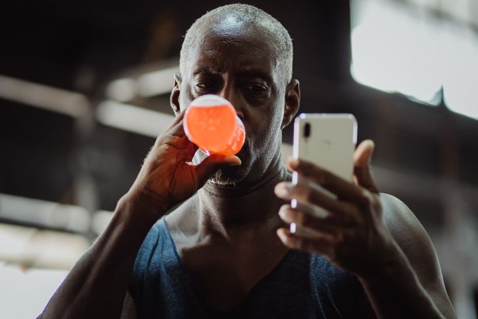 Africa guys with mobile
